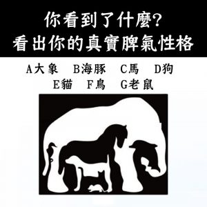 你看到了什麼?看出你的真實脾氣性格?