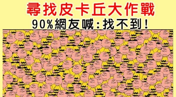 尋找皮卡丘大作戰,90%網友喊:找不到!