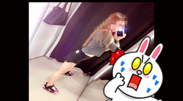 熱褲妹扭蛇腰自拍,網友「看到鏡子」:時…時空旅人4ni?
