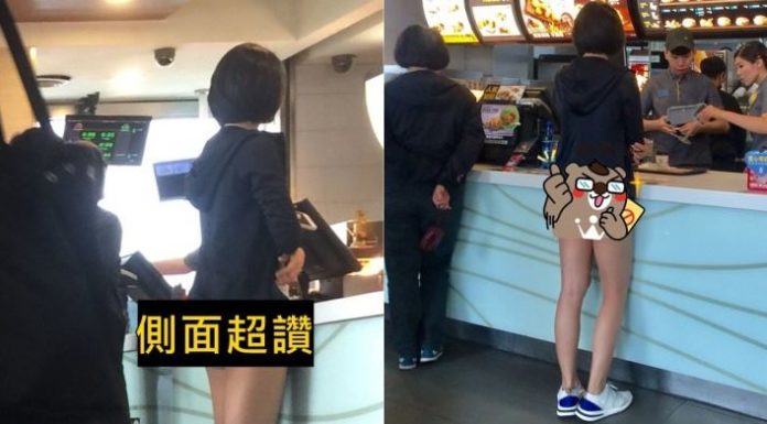 健身妹身材484很難練?他拍「麥當勞熱褲妹」線條太極品,網羨