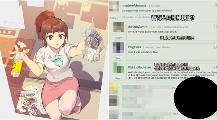 文化衝擊?台灣人用「報紙擦窗戶」國外網友大驚:我本來還以為是懲罰遊戲…
