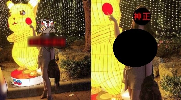 逛燈會變主角!神正妹…絕對亮度!老司機開門…