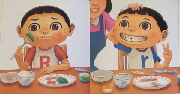 日本的詭異繪畫童書,神秘的故事內容,「讓小朋友看完不再挑食!」